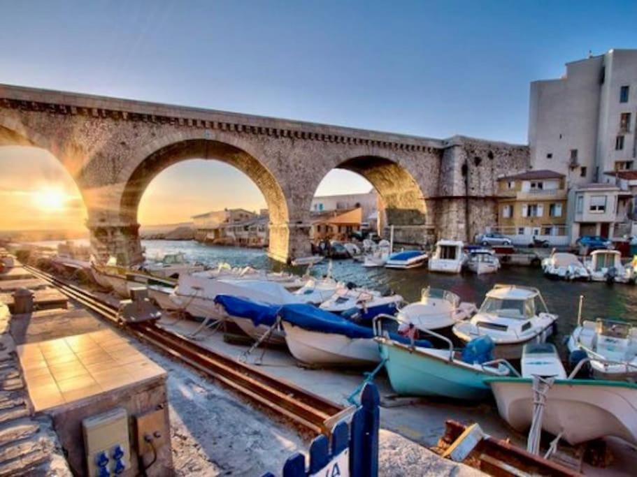 Superbe Logement Au Vallon Des Auffes مارسيليا المظهر الخارجي الصورة